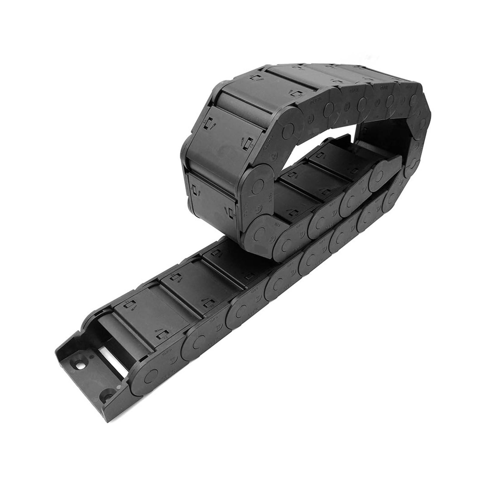 Schleppketten 1 Stück 25 Serie 1 Meter Schleppketten-Drahtkabelhalter(R125,25x77 mm)