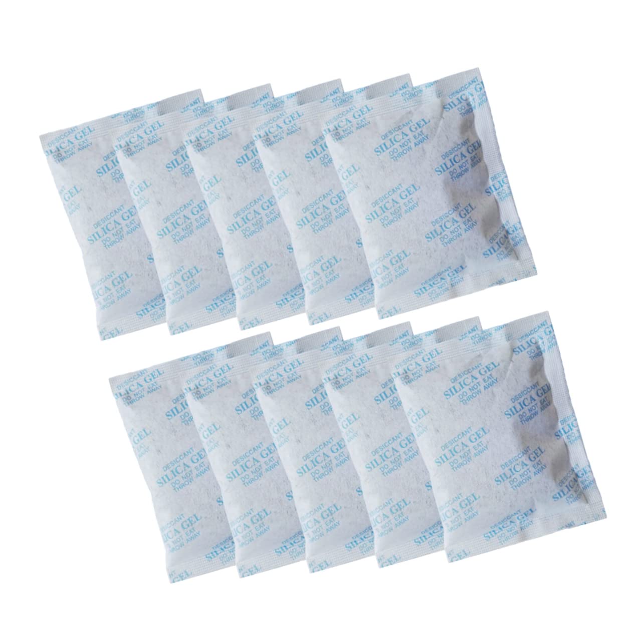 ULTECHNOVO Déshumidificateur Réutilisable 100 Pcs, Sachets de Gel de Silice Bleu en Non-tissé, Absorption D'humidité pour Tiroir et Armoire