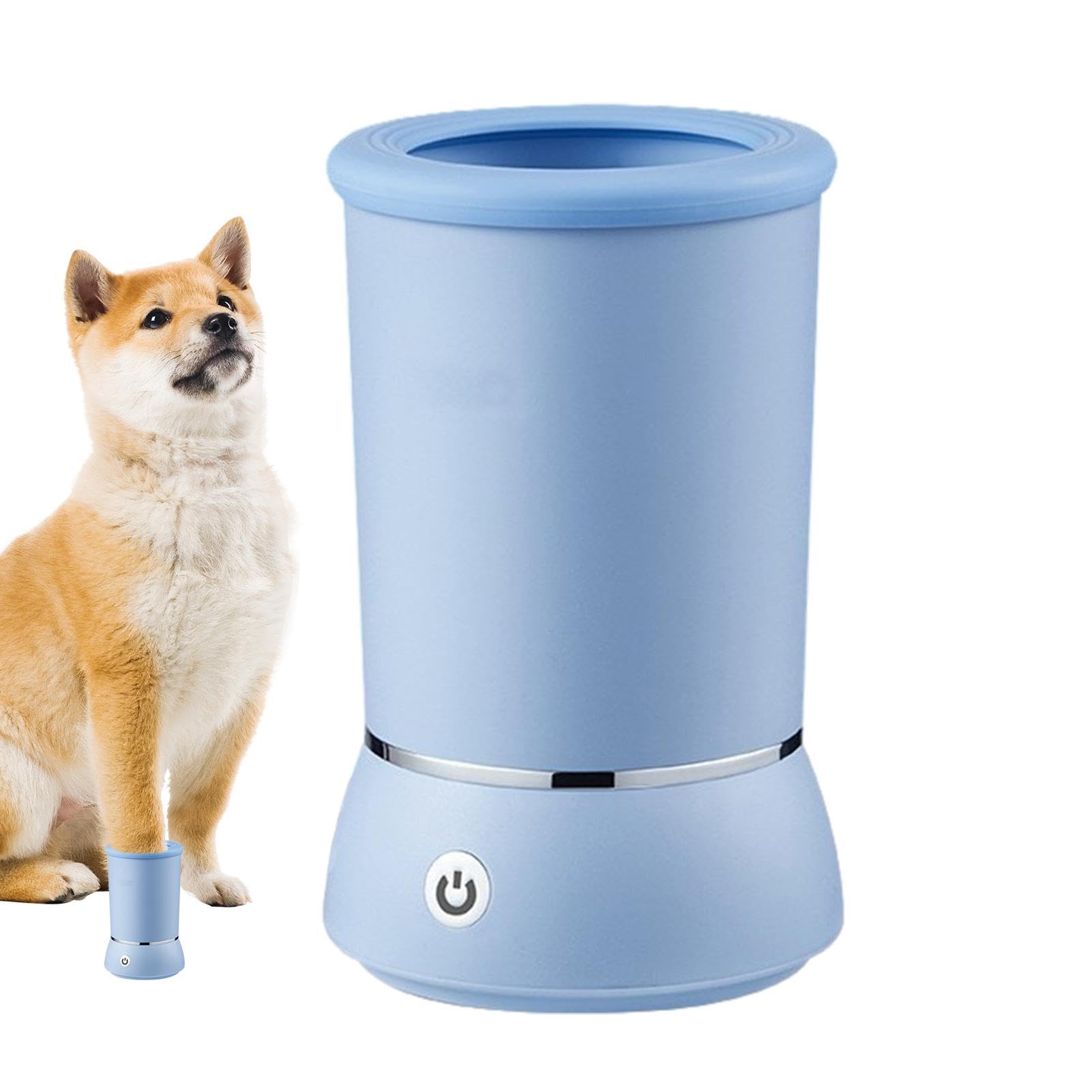 USB Pet Paw Washer | Electric Dog Paw Cleaner - 6.77 x 4.13 Inch Automatic Comfortable Paw Cleaner for Labradors, Eskimos and Alaskan Sled Dogs | Removes