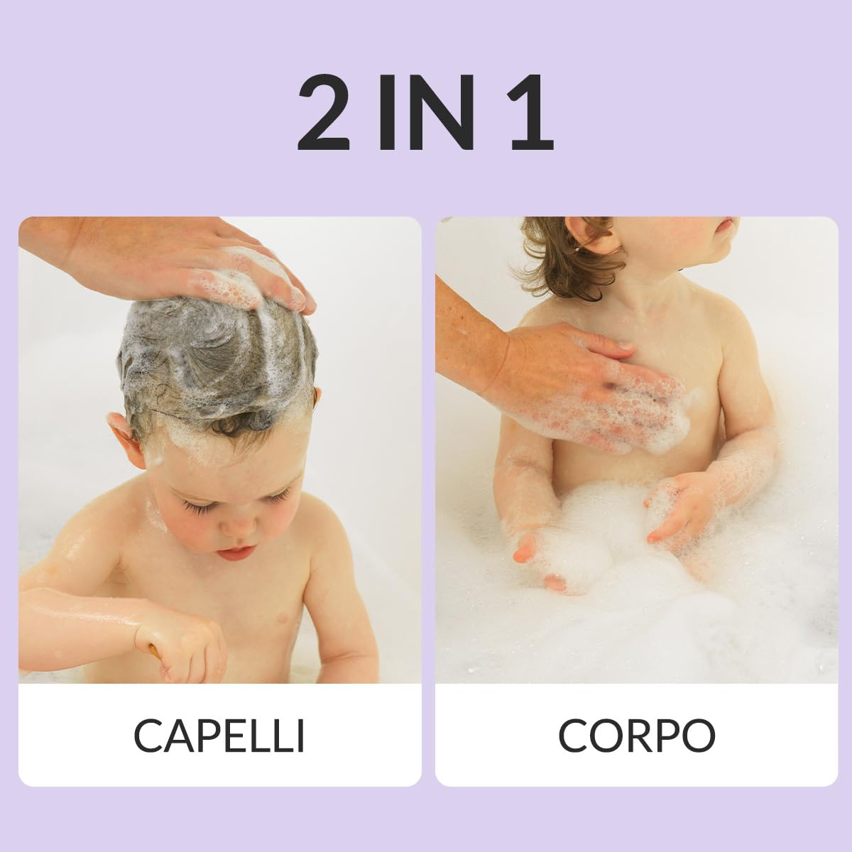 Bee Nature - 2 in 1 Detergente per Neonati - Allevia l'eczema - Organic Honey - Deterge e Idrata - Senza Lacrime - Adatto ai Neonati con Pelle Secca e Sensibile - 500ml