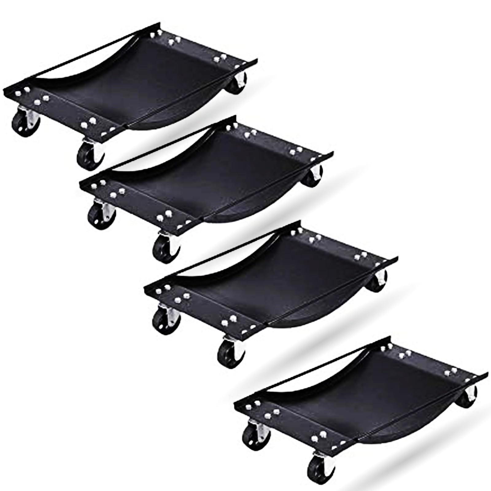 Car Tire Repair Tools Wheel Dolly Set of 4, 3" Tire Wheel Dollies