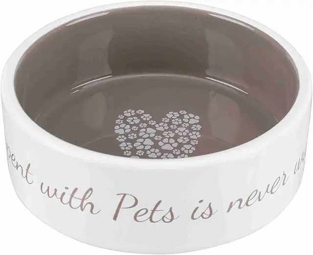 Gamelle Céramique pour Chien Trixie Pets Home 300 ML - Écuelle Stable