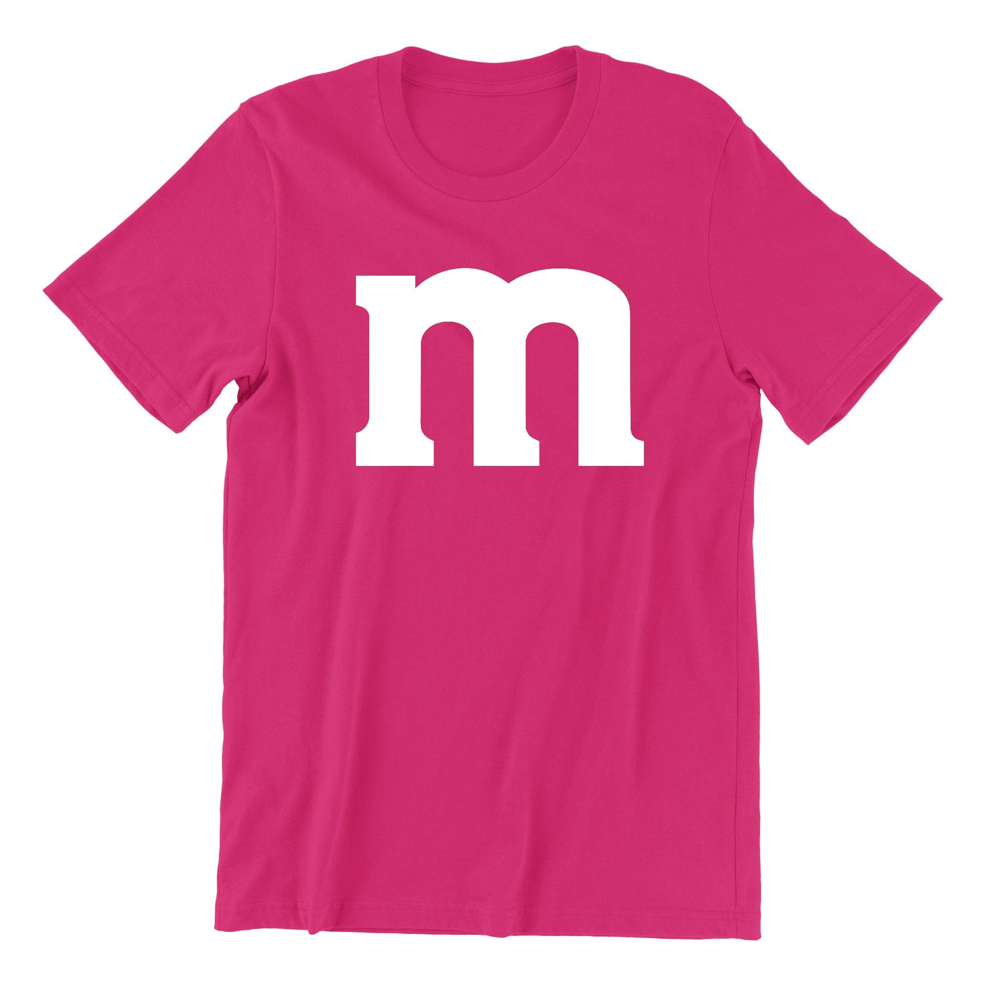 Letter M Halloween Team Matching Costume Funny Party Men's T-Shirt