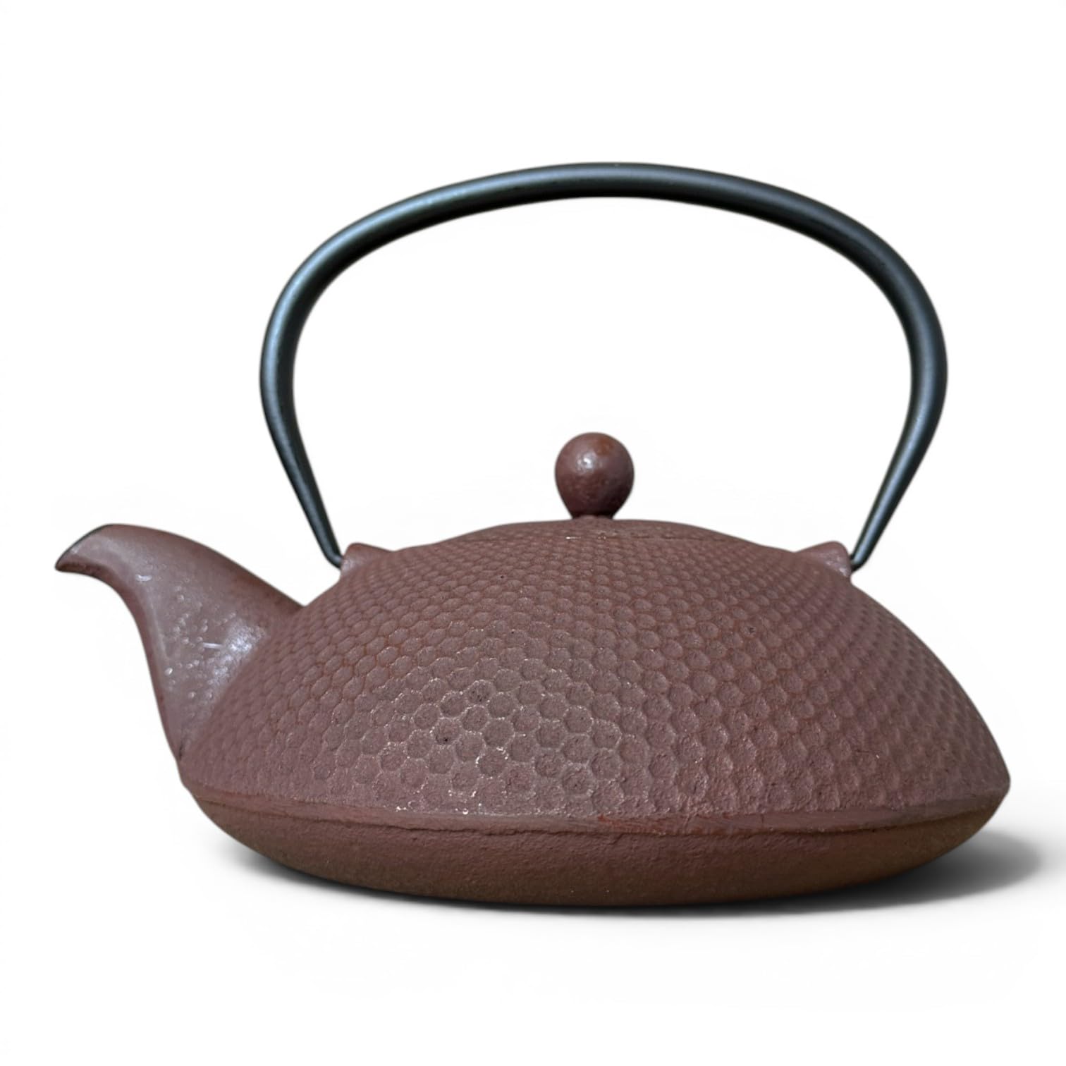 SO SKIN IDASY Théière en fonte japonaise marron 800 ml avec filtre inox, intérieur émaillé, garde la chaleur, design zen élégant, idée cadeau