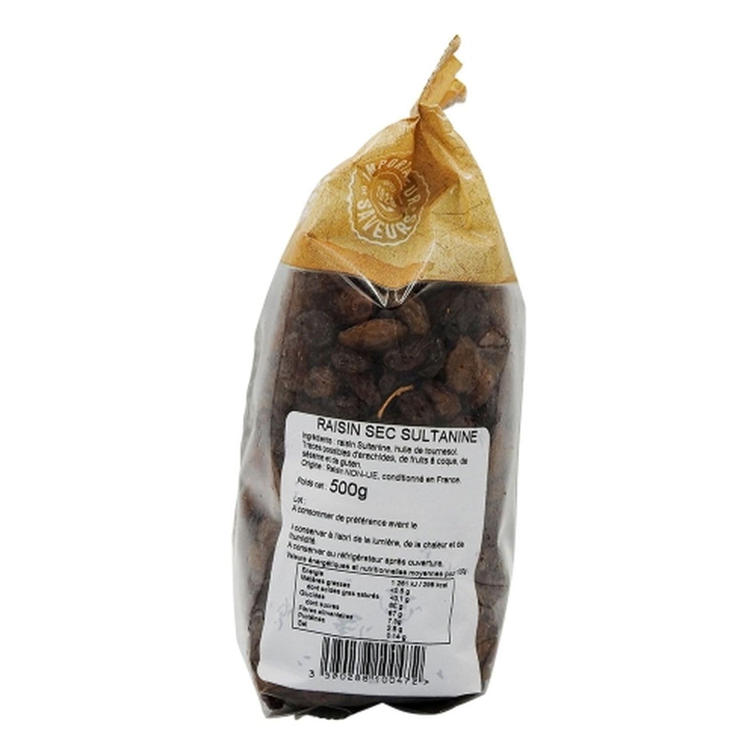 Lot 8x Raisins secs - Paquet 500g