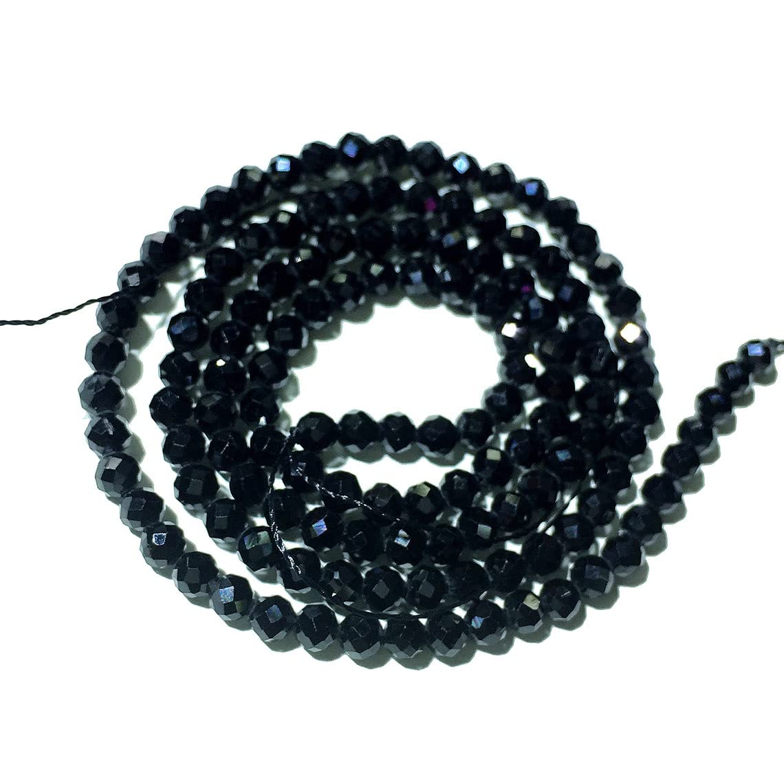 See full amazon price history chart for Zoya Gems & Jewellery 5 Strand Natural Black Spinel Beads 3mm Faceted Round Loose Gemstone Spacer Beads for DIY Jewelry Making & Design 13" Full Strand Zoya Gems & Jewellery 5 Strand Natural Black Spinel Beads 3mm Faceted Round Loose Gemstone Spacer Beads for DIY Jewelry Making & Design 13" Full Strand (B09RHLT3HL) Amazon Price History, Amazon Price Tracker