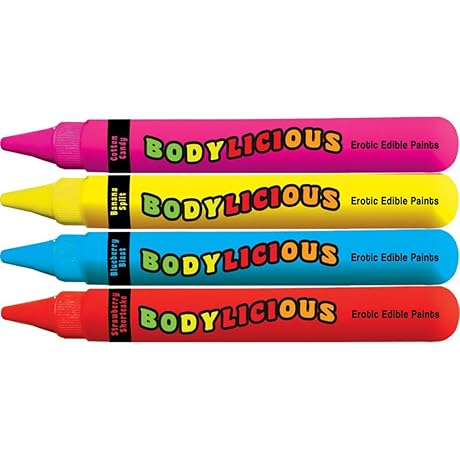 Hott Products Unlimited 56602: Bodylicious Edible Body Pens (4Pk Assorted