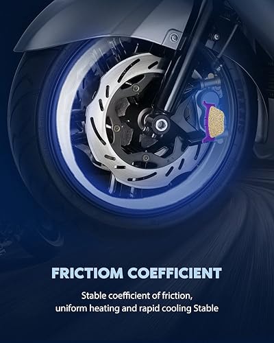 Miniatura 4 de ECCPP Pastillas de freno para Honda Rancher 420 2009-2014, 2003-2005 para Honda Rincon 650, Rincon 680 2006-2015, TRX450ER 2006-2009, TRX450R