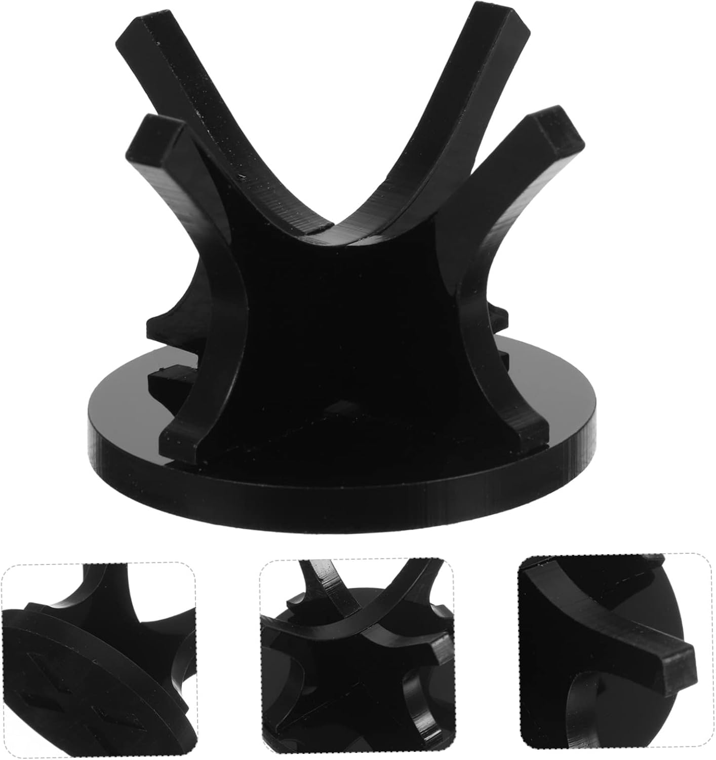 OUNONA 12pcs Acrylic Baseball Display Stand Compact Holder for Home Office Non- Design and Impact Resistant for Memorabilia Showcase