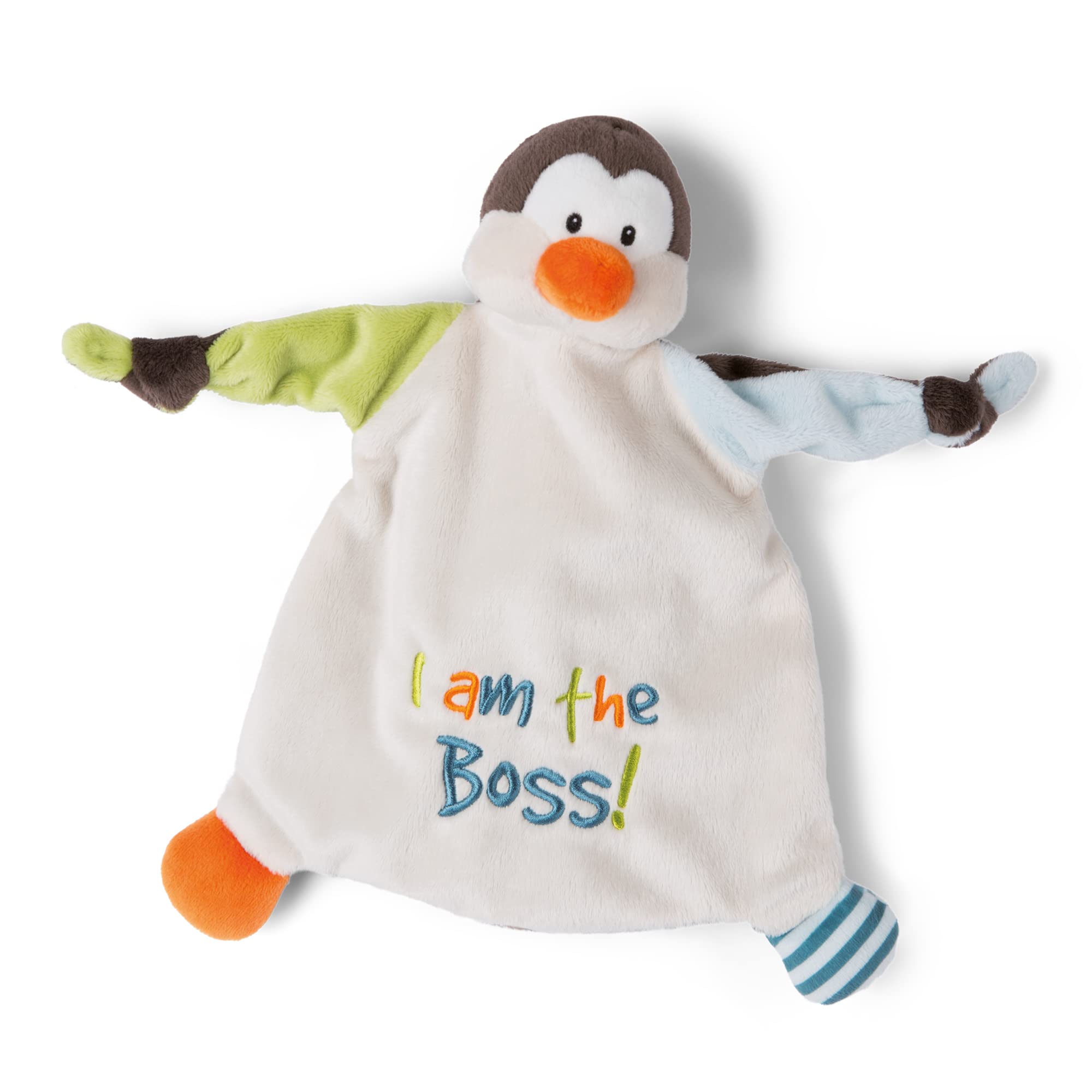 NICI Cuddle cloth comforter Penguin I am the Boss