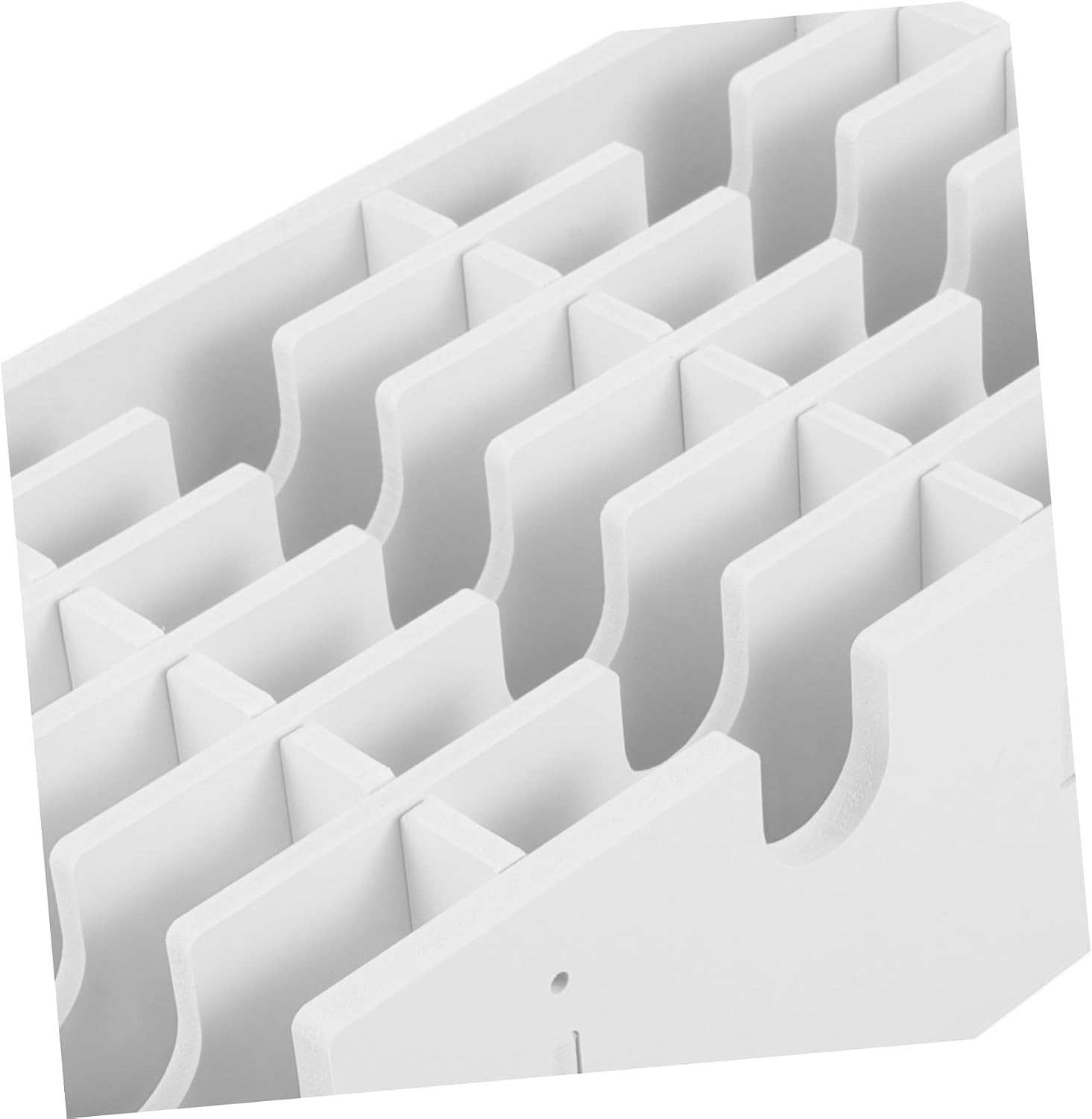 PRETYZOOM Multi-grid Cd Storage Box Inkpad Organizer for Dvds and Scratch-resistant Holder for Home and Office Use