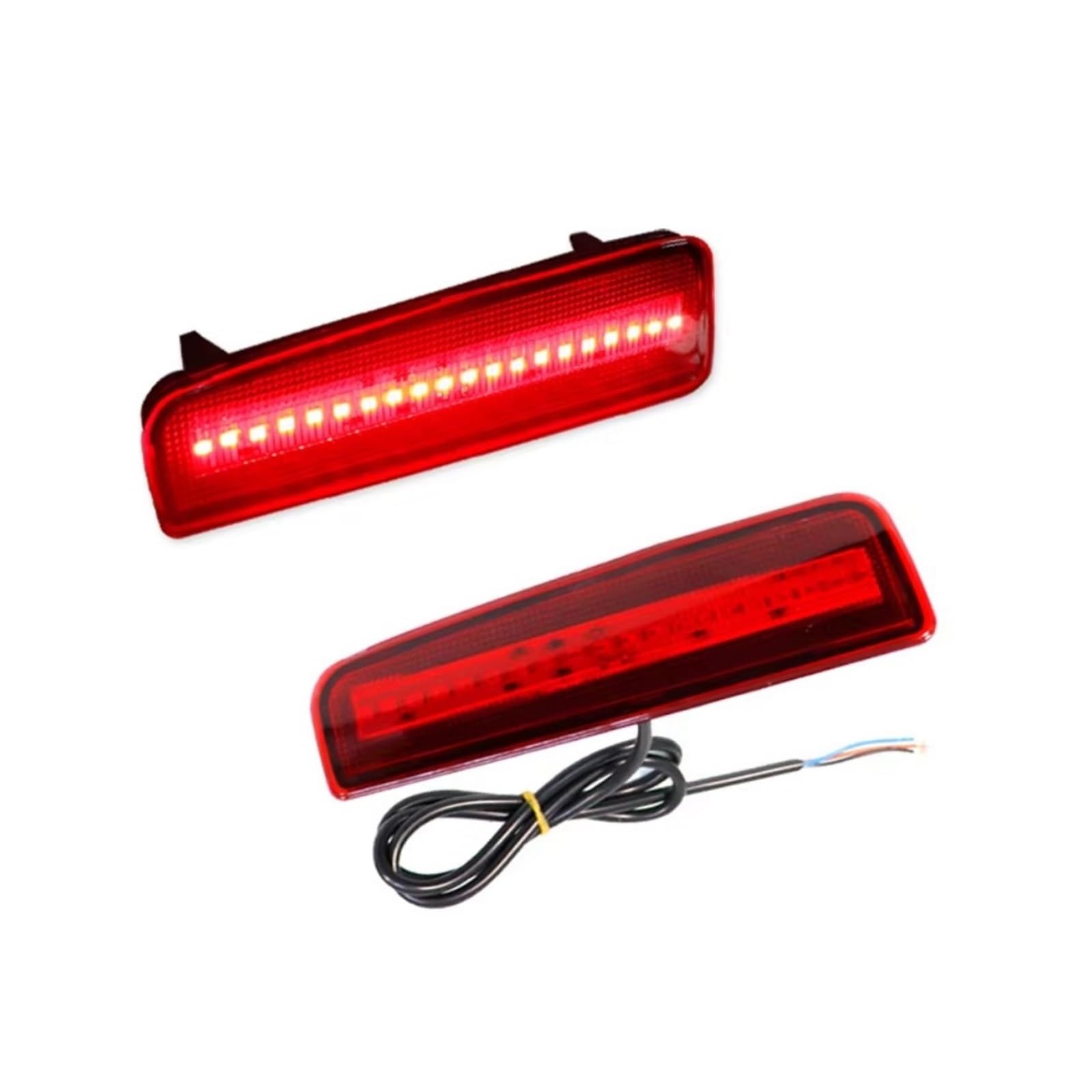 Luces Reflectoras LED Rojas para Parachoques Trasero De Coche, Luz De Freno/antiniebla, Luz De Posición para Ho&nda para Accord Coupé 2013-2015, 12V Luz de Frenos