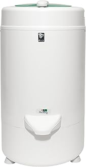 The Laundry Alternative Ninja Spin Dryer - Portable Spin Dryer for Clothes - 3200 RPM with High Tech Suspension System - Portable Ideal for Apartments, RV Travel - Emerald