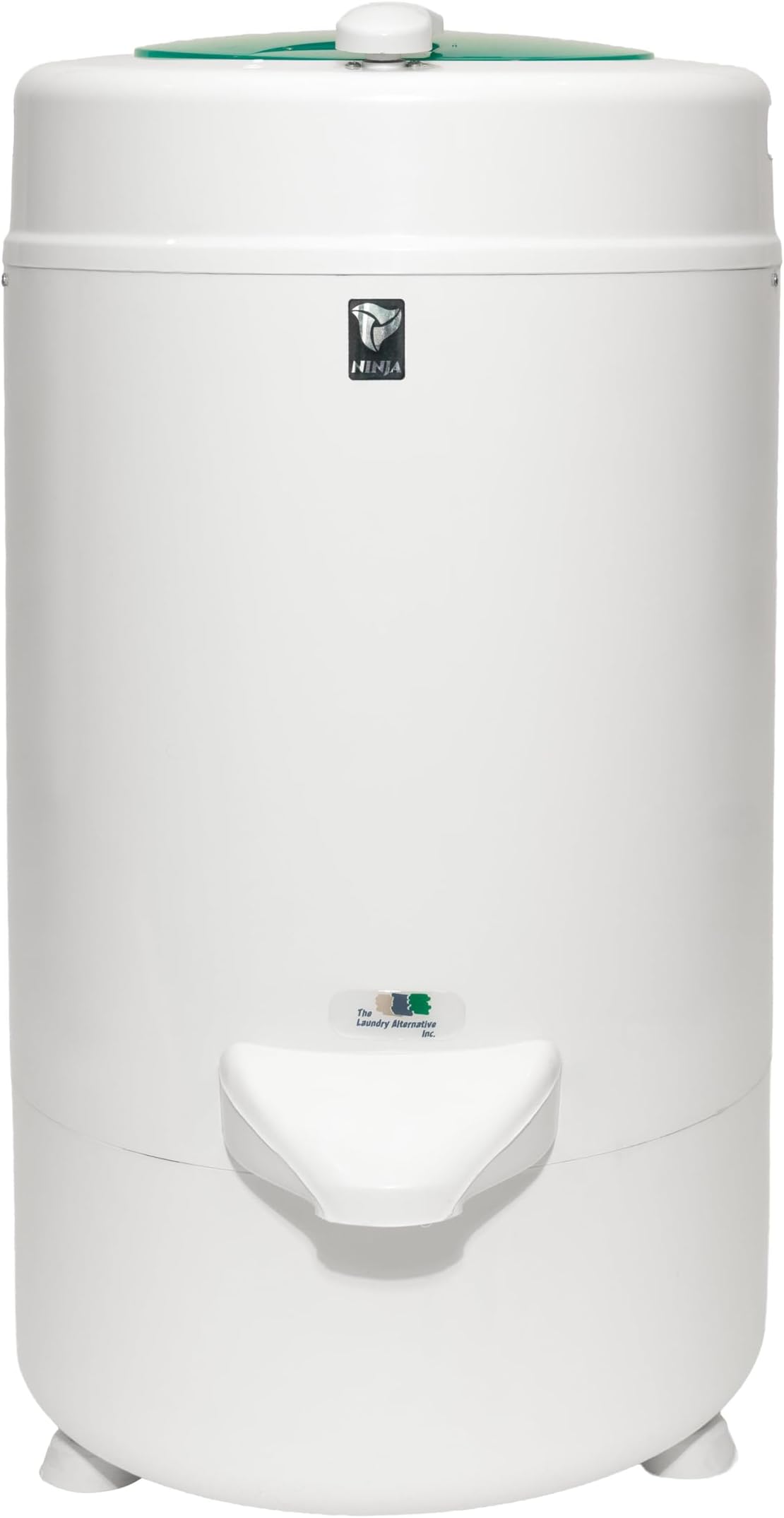 The Laundry Alternative Ninja Spin Dryer - Portable Spin Dryer for Clothes - 3200 RPM with High Tech Suspension System - Portable Ideal for Apartments, RV Travel - Emerald