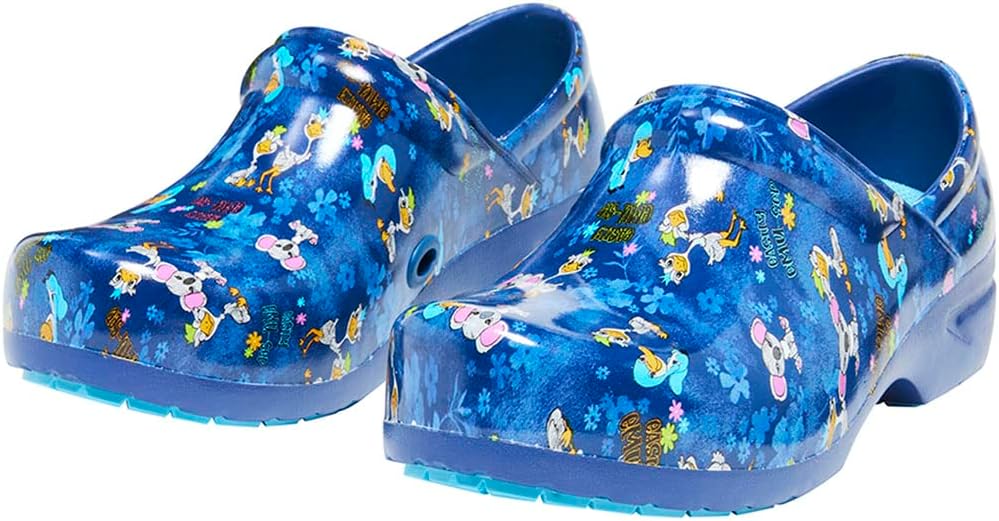 Anywear SR Angel Slip Resistant Work Shoes for Women - Fluid Resistant Nursing Clogs - All Day Comfort Gardening, Nurse Clogs & Chef Shoes - Easily Emused - 6 Women/4 Men
