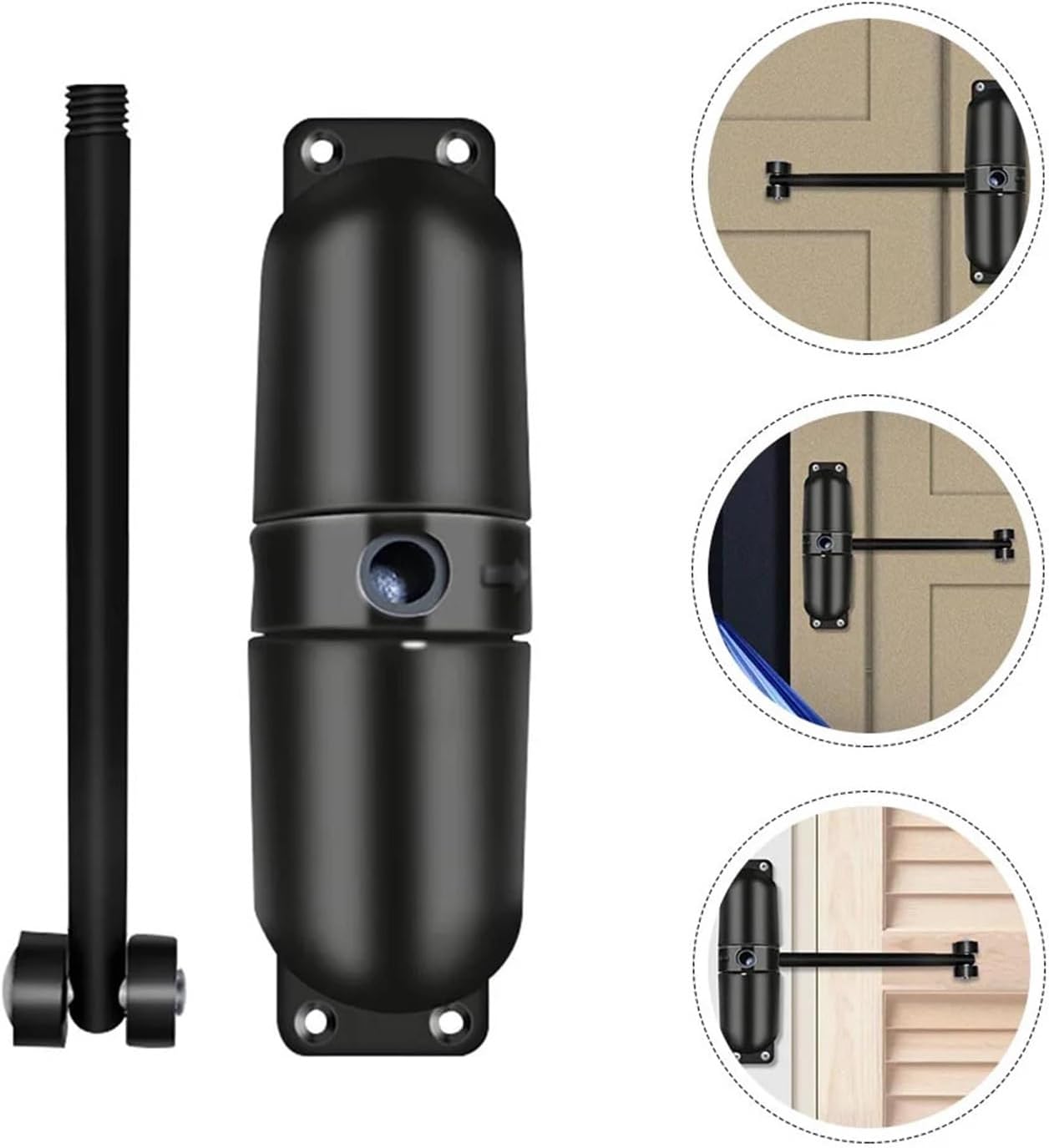 Adjustable Automatic Door Closer Silent Iron