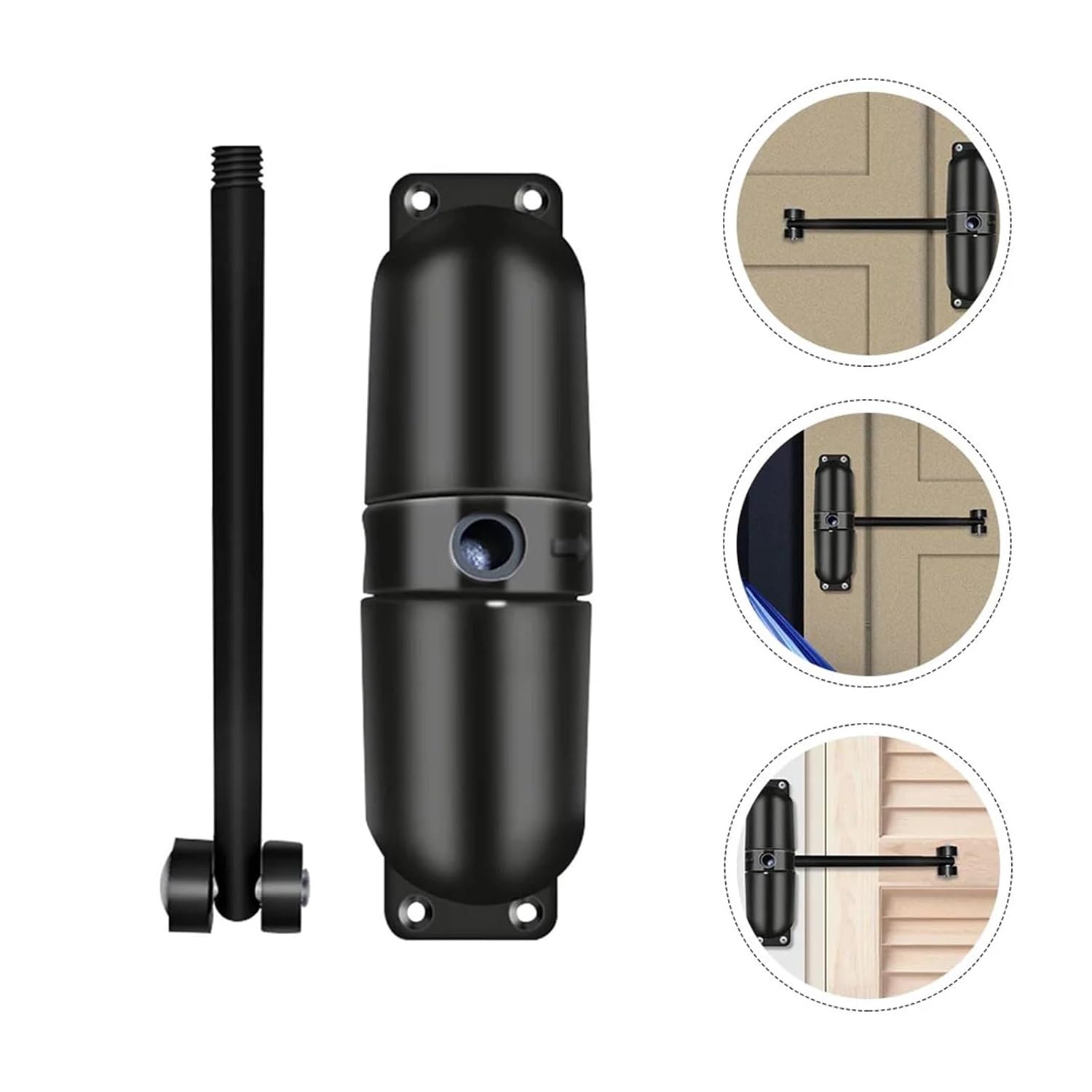 Adjustable Automatic Door Closer Silent Iron