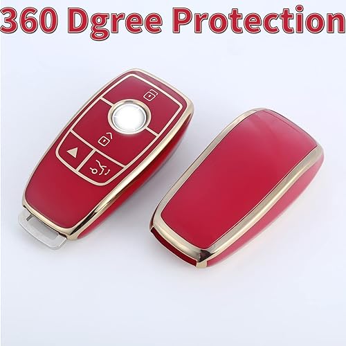 Miniatura 7 de Funda para llavero Mercedes Benz, compatible con Clase A Clase C Clase G 2017-2020 Clase E Clase S