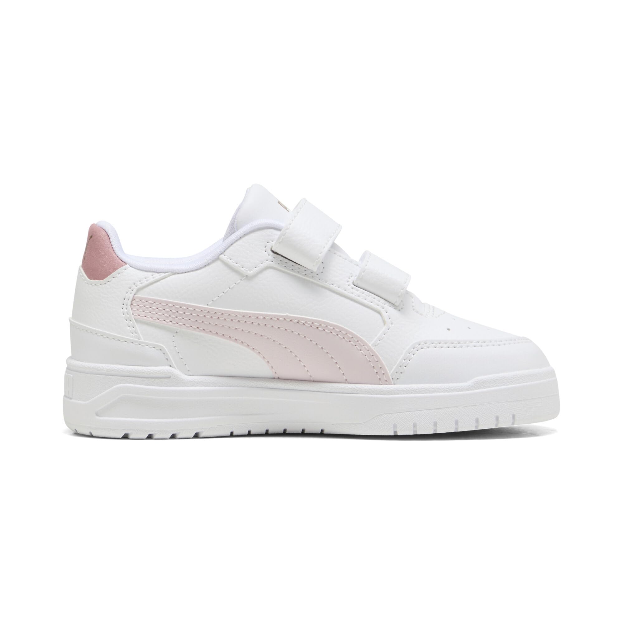 Puma Shuffle Downtown LO V PS Sneaker, biało-pudrowy róż, 2,5 UK dziecko