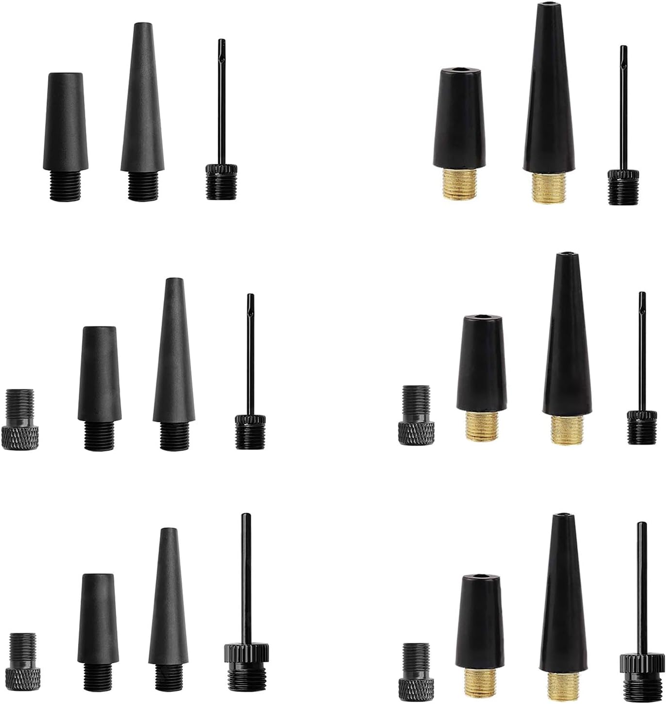 Ball Needle, Air Pumps Needle, Inflation Needle Nozzles for Basketball Football Volleyball, 3/4Pcs Set image 5