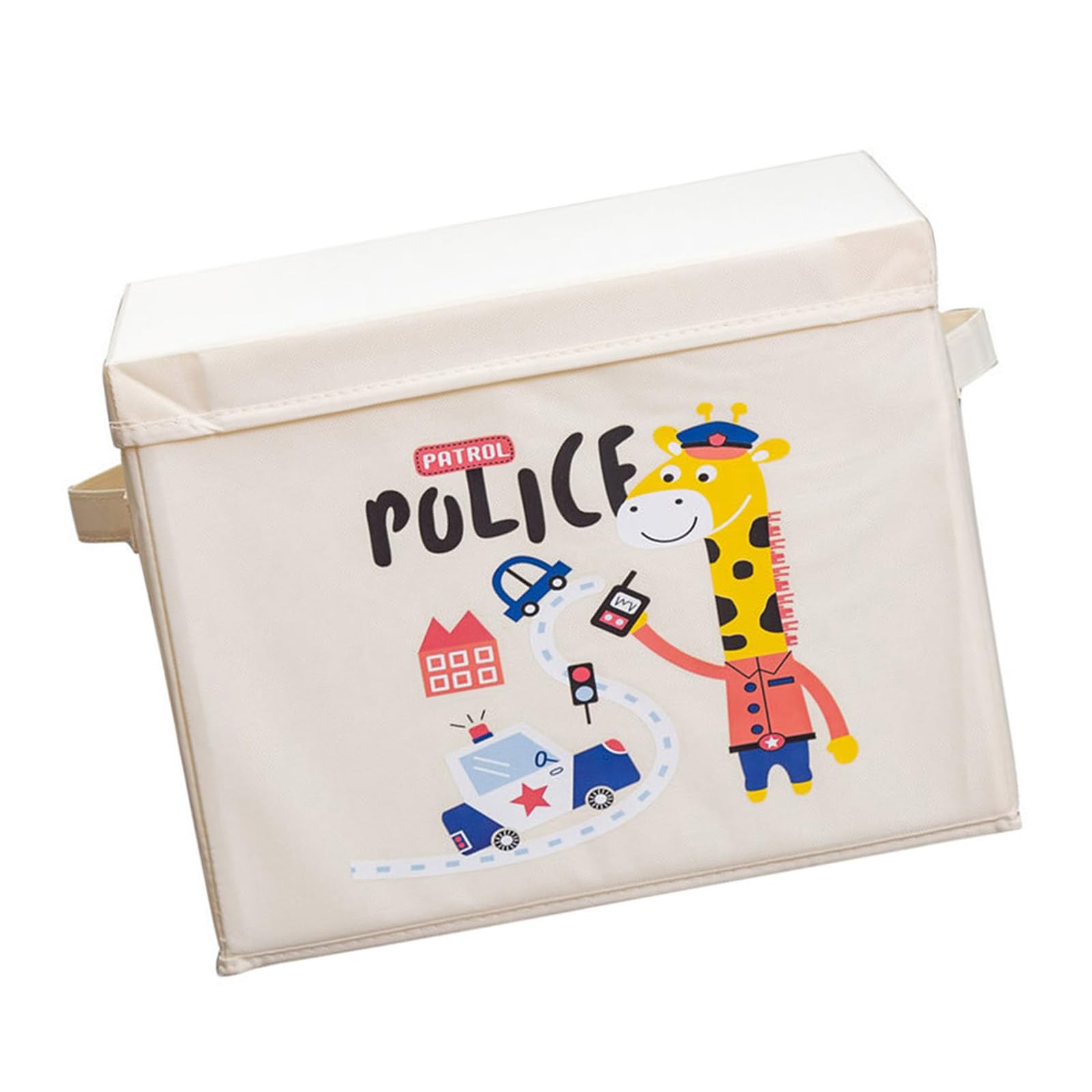 APGLSXY Portable Childrens Foldable Toy Box Organizers Kids Room Organization Storage Solution for Nursery Cubes Shelves Foldable Toy Box with Handles