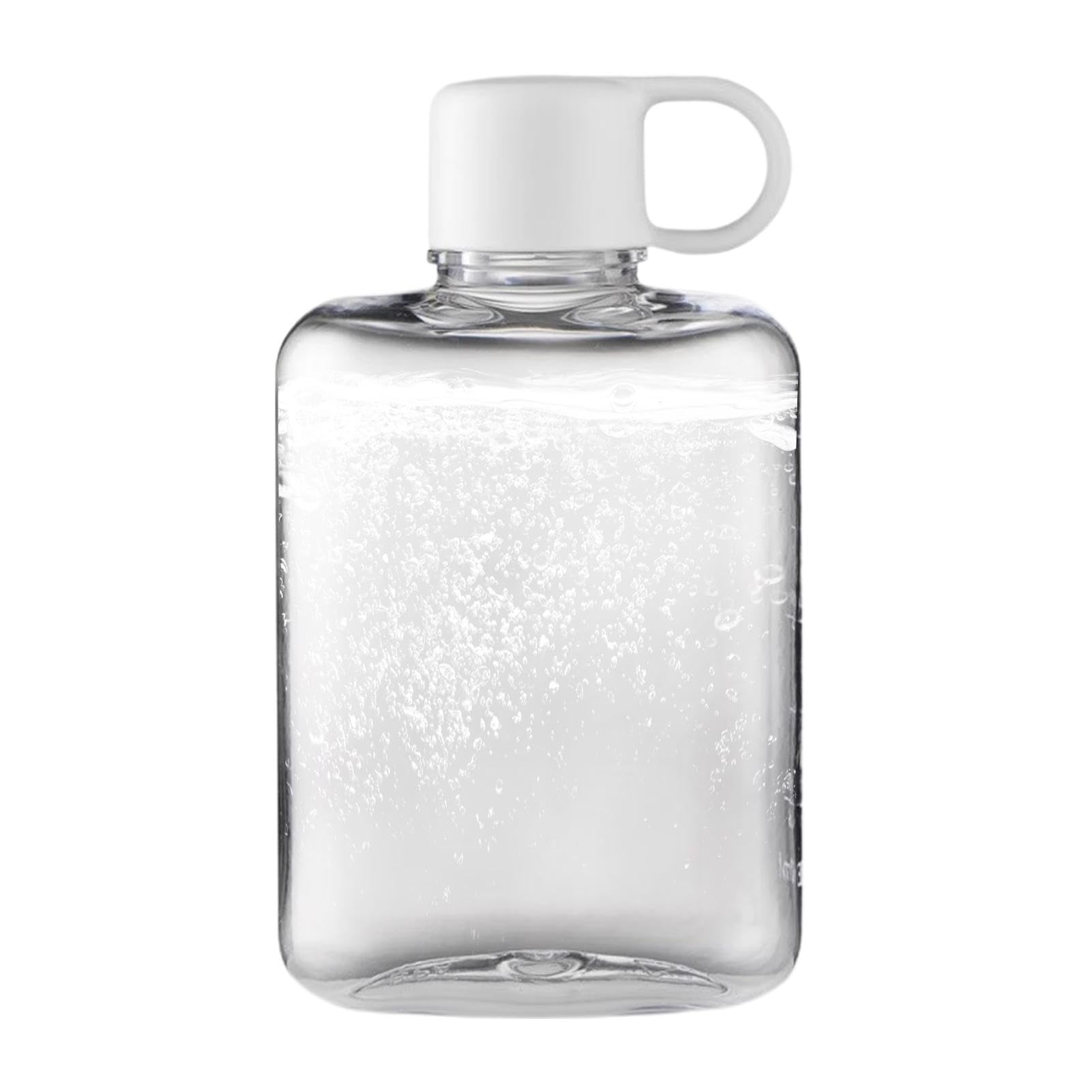 Generic Slim Water Bottle For Handbag 360 ML Flat Square Travel Water Bottle Reusable Tritan Travel Bag Water Bottle Cup