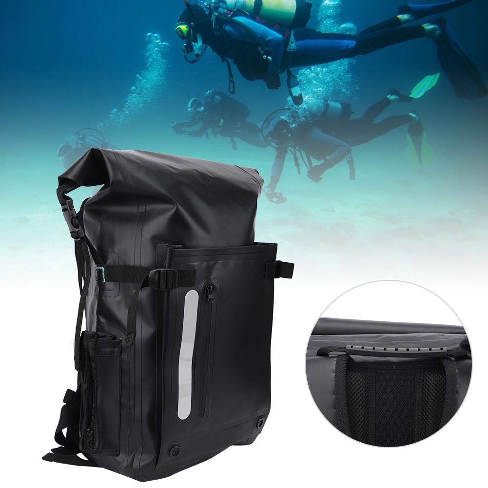 KANBUN Bolsa seca impermeable, bolsa de buceo impermeable de 30 L, equipo de mochila de esnórquel para natación, rastreo de ríos, separación seca y húmeda