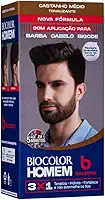 Biocolor Homem Tonalizante De Cabelo Masculino Bozzano Castanho Médio