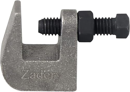 3/8-16 Iron Safety Rod Beam Clamps, UNC Standard, 3/4 Jaw Opening