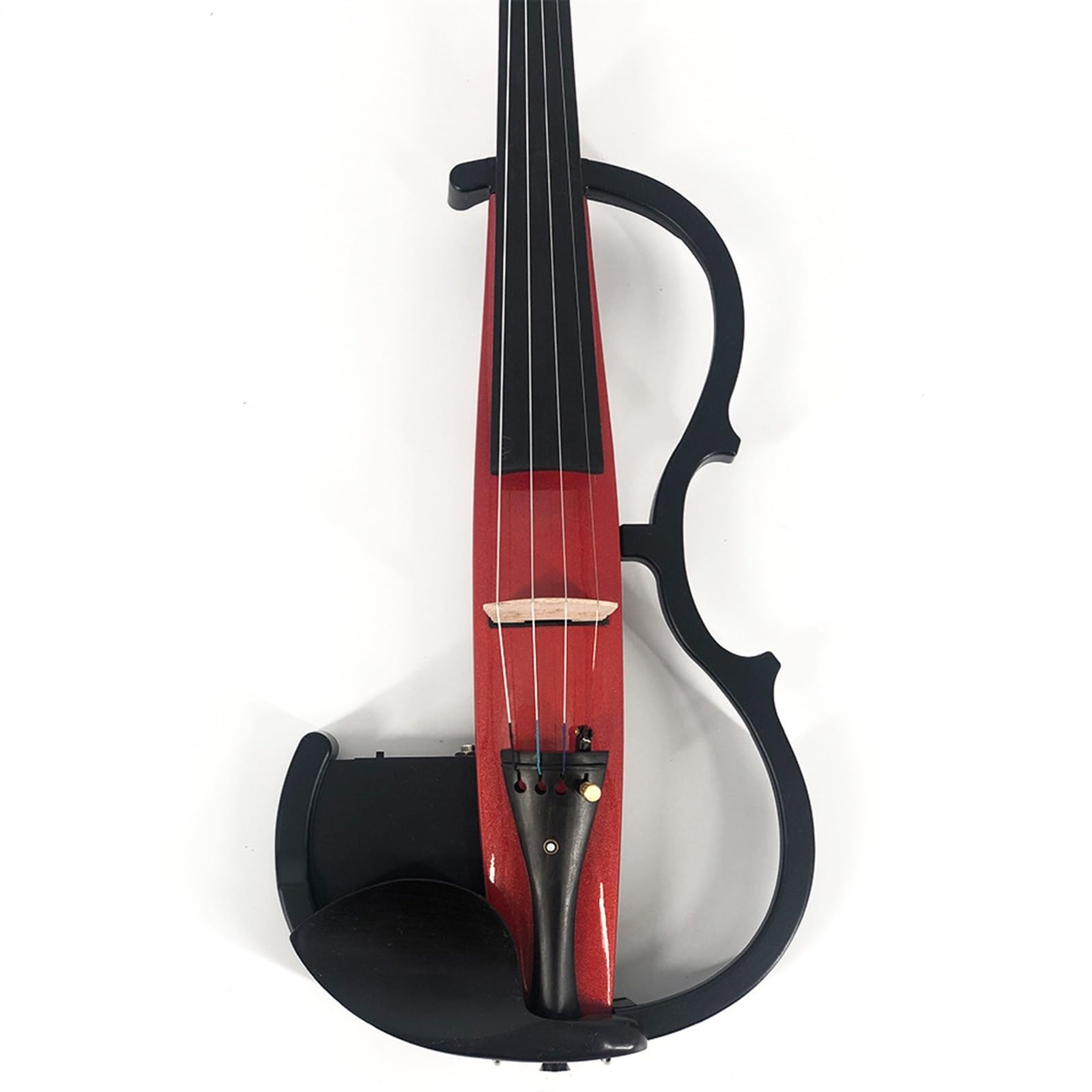 Geige Professionelle Elektronische Violine Mit Anschlusskabel Und Kopfhörer Rote Violine