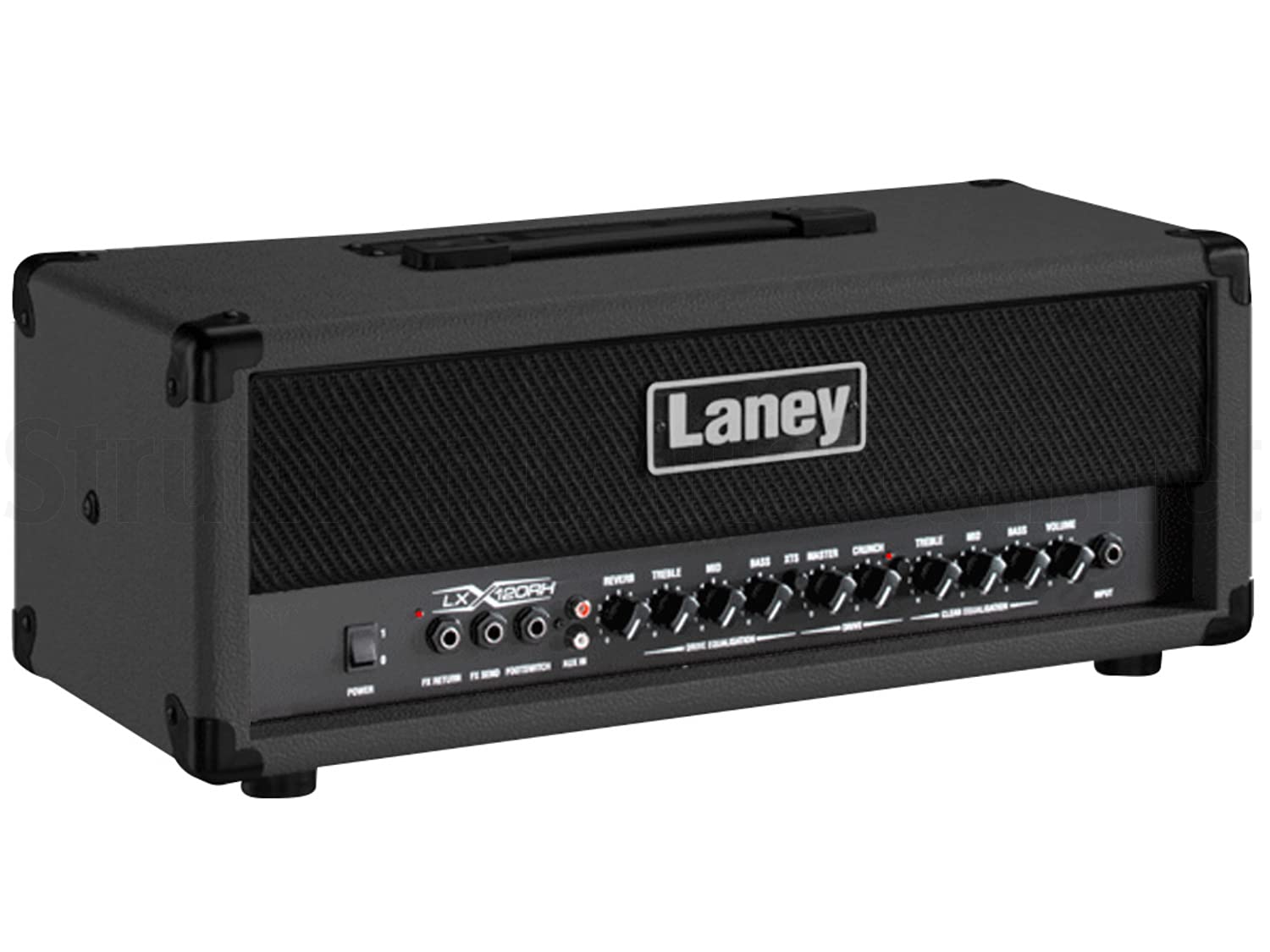 LANEY LX Series LX120RH - Guitar Amp Head - 120W - With Reverb, Black