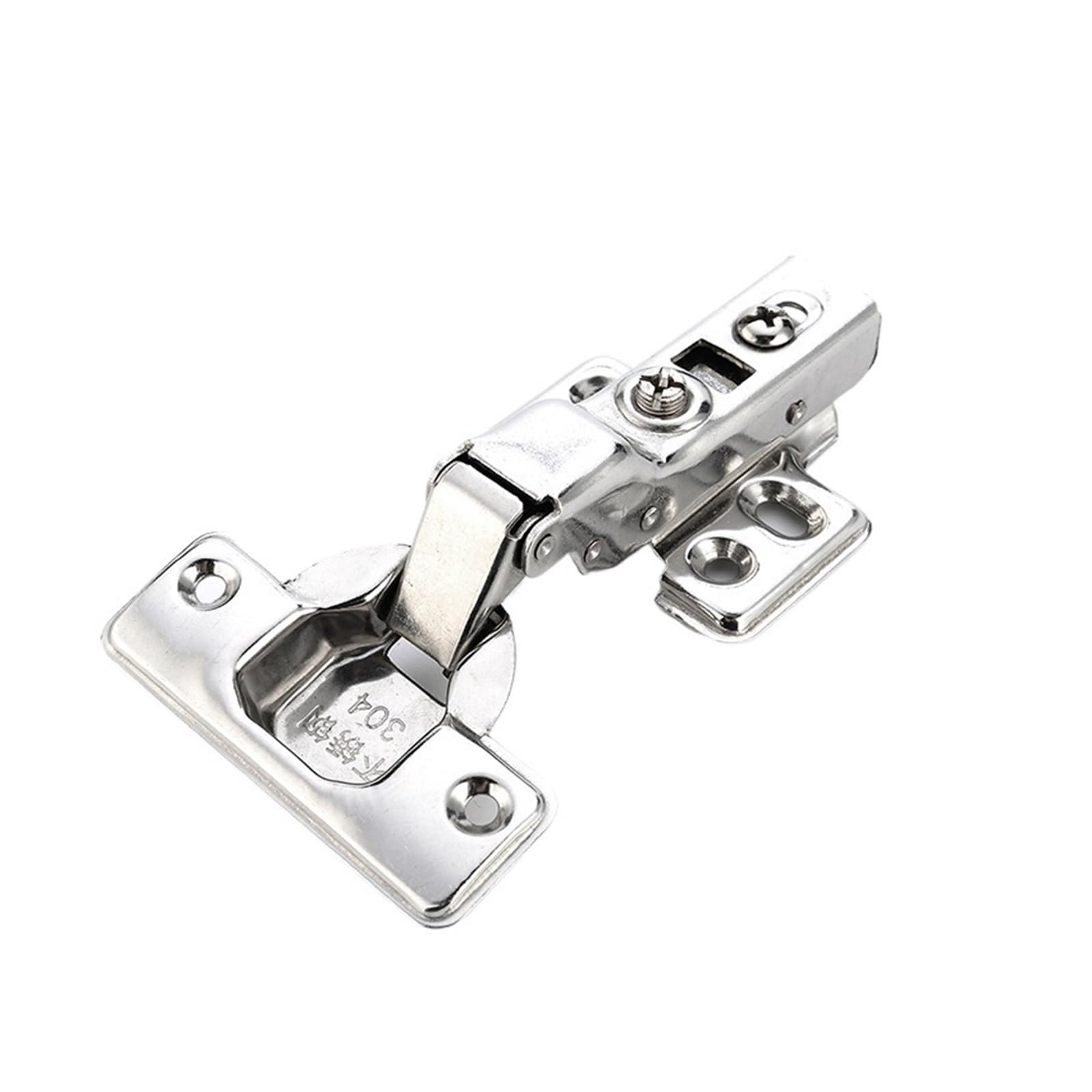 Jinfeuge Half Overlay Stainless Steel Door Hydraulic Hinges Damperer