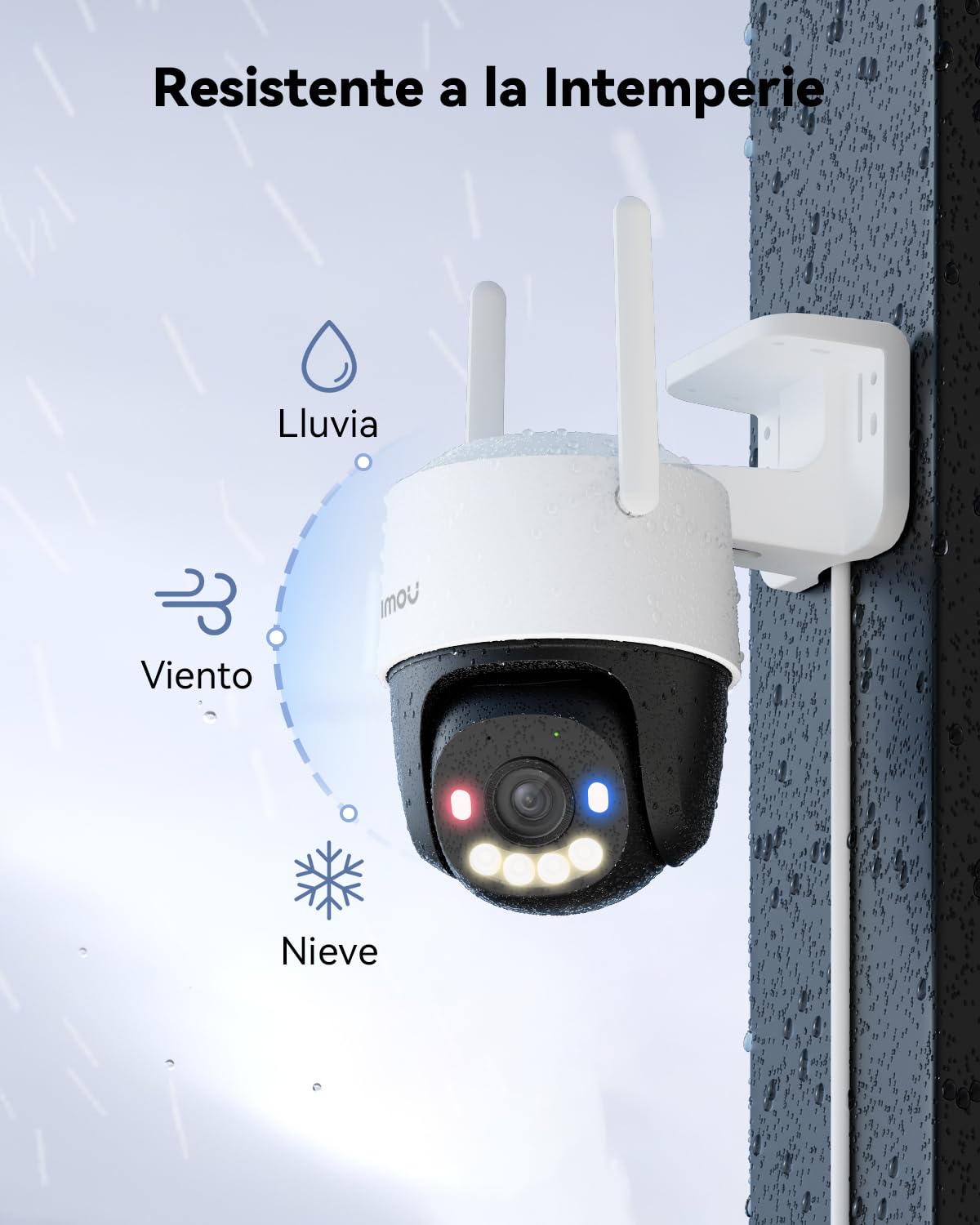 Imou 4K 8MP Cámara Vigilancia PoE, Cámara WiFi Exterior, Cruiser SC