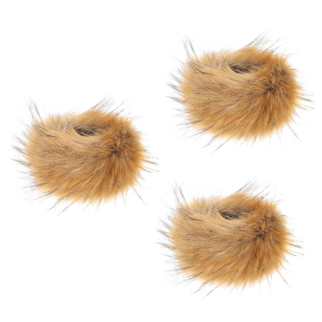 SHERCHPRY 6piezas Cuffs De Sintética Fuzzy Calentadores De Muñeca Invierno Accesorios De Moda Para Esquí y Ocasiones Especiales
