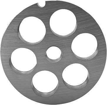 #12 Stainless Steel Meat Grinder Plate Discs Blades 18/25 Hole Plate | for Cabelas and Hobart,FGA Food Chopper, Weston, LEM, MTN Meat Grinders,Cutting Disks Heavy Duty