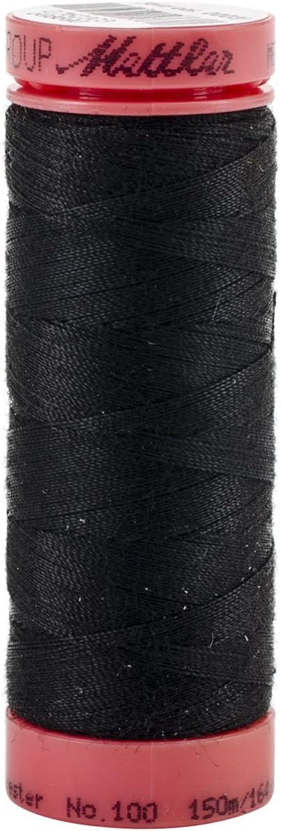 Metrosene 100% Core Spun Polyester Thread, 165 yd, Black