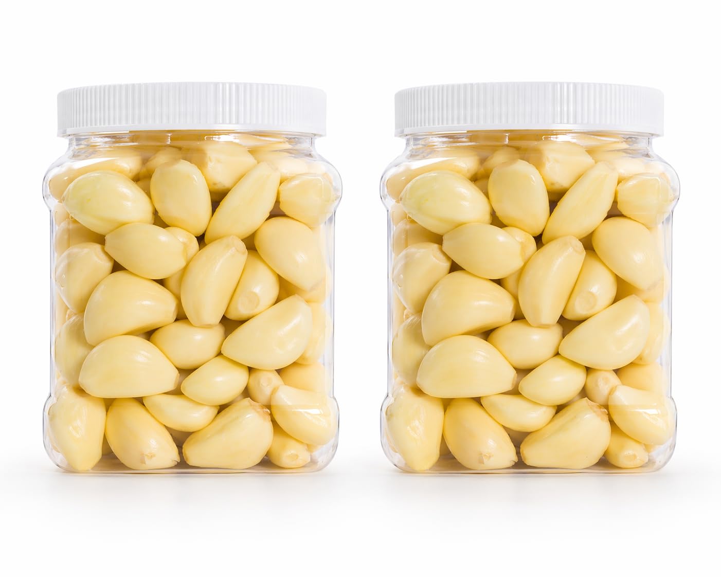 fresh peeled garlic, ready to use, refrigerated, premium Quality, 2 pack 32oz 16 oz for each jar (2 pack)