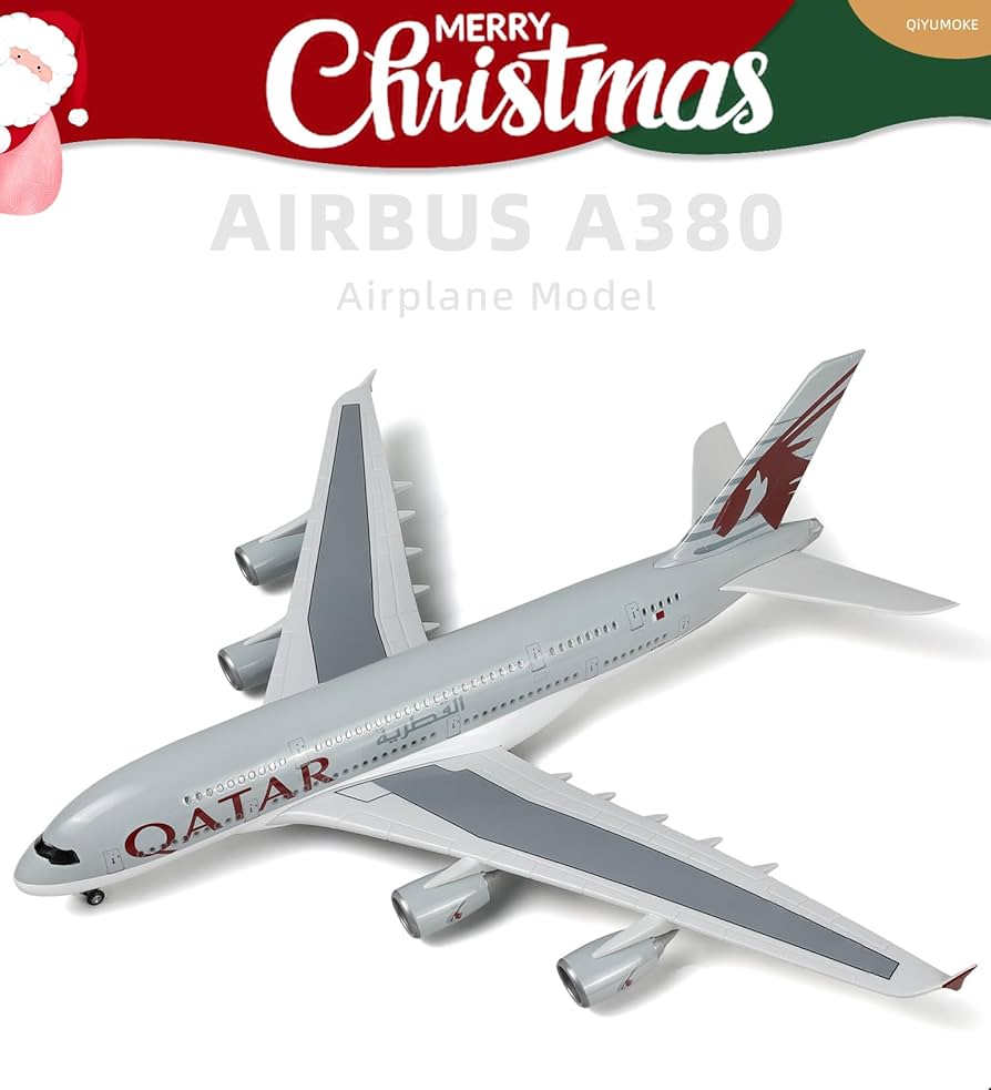 Amazon.com: QIYUMOKE A380 Qatar 1/160 Large Scale Airplane Model Amazon.com: QIYUMOKE A380 Qatar 1/160 Large Scale Airplane Model