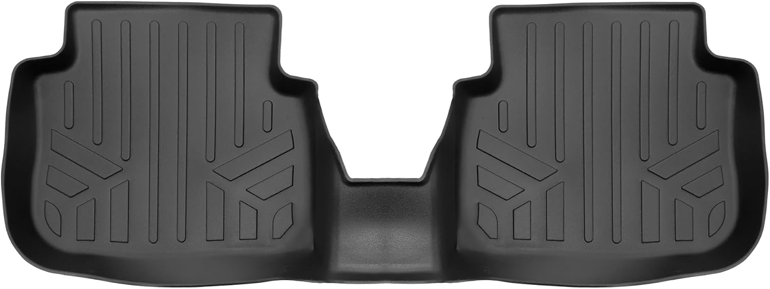 SMARTLINER All Weather Protection Custom Fit Black 2 Row Floor Mat Liner Set Compatible with 2024 Subaru Crosstrek
