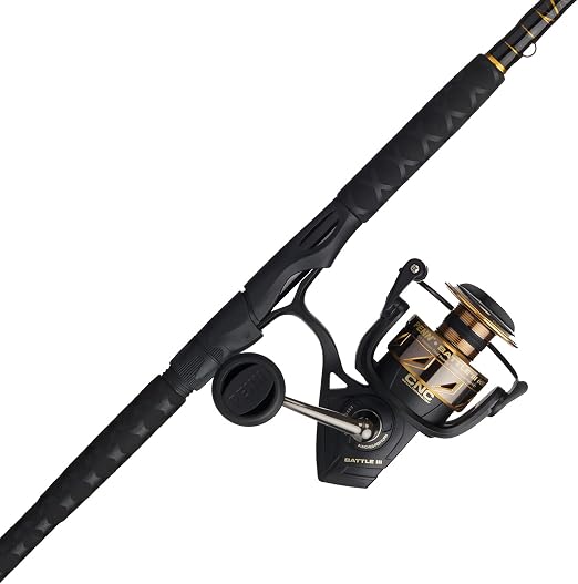 PENN Battle Spinning Reel and Fishing Rod Combo