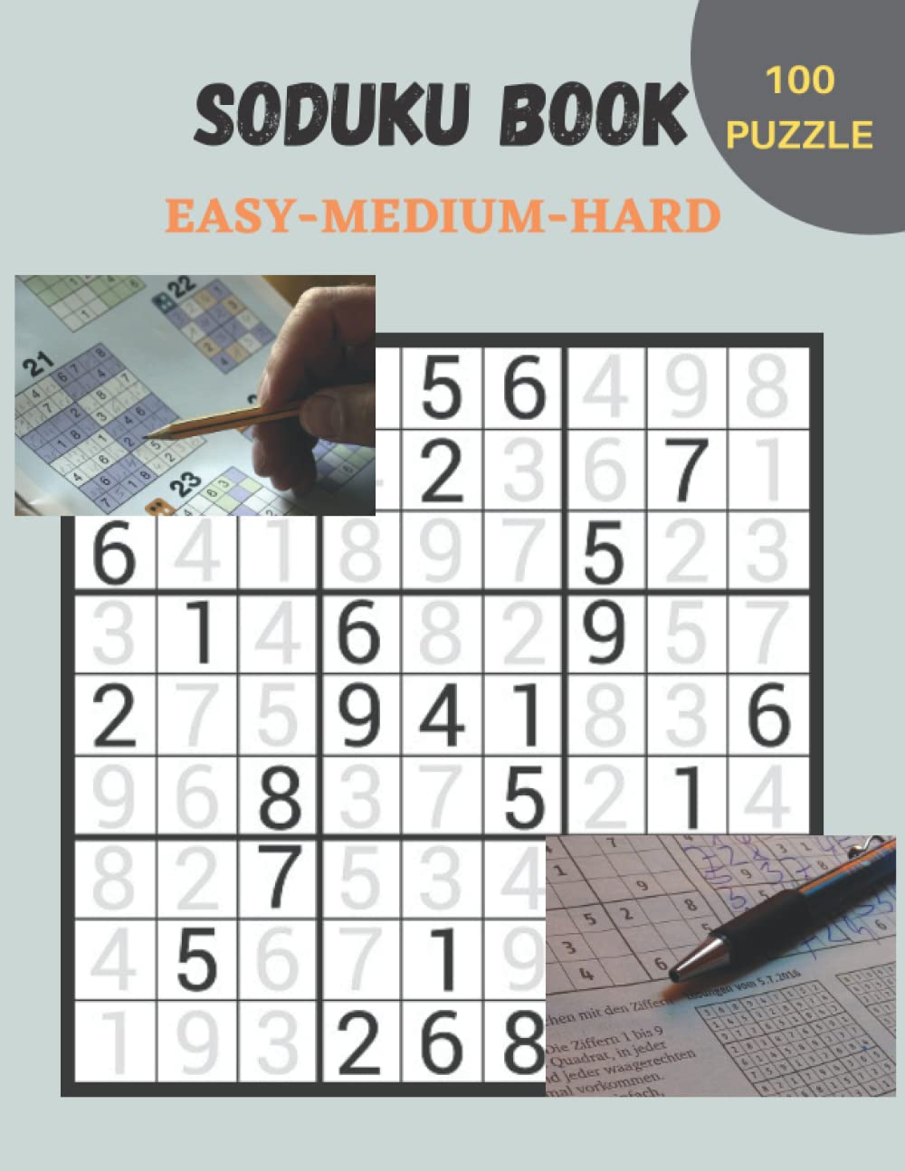 Independently published BOOK PUZZLE SODUKU EASY MEDIUM HARD