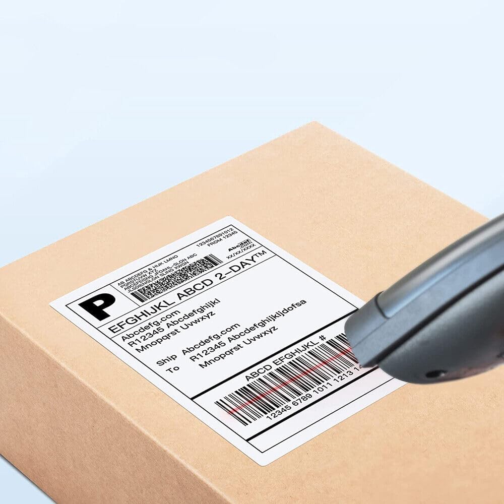5-roll Replacement for Brother DK-1241 4" x 6" DK-1241 Large White Paper Shipping Labels 200 Labels/roll Compatible with Brother QL Label Printers QL-1050, QL-1050N, QL-1060N, QL-1100, QL-1110NWB