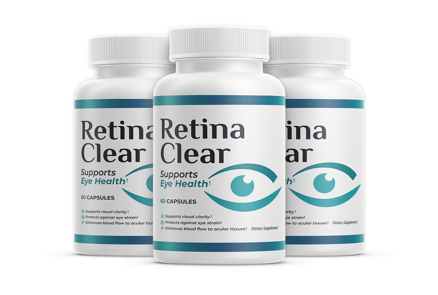 Retina Clear Vision Support Supplement Eye Health Formula with Lutein Zeaxanthin Quercetin Vitamin A Zinc Bilberry Supports Visual