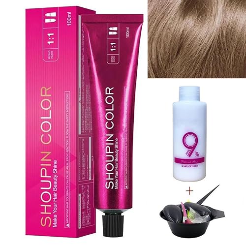 Tinte nutritivo para el cabello sin blanqueador, tinte para el cabello sin amoníaco, champú nutritivo de tinte para el cabello ShouPin, tinte de