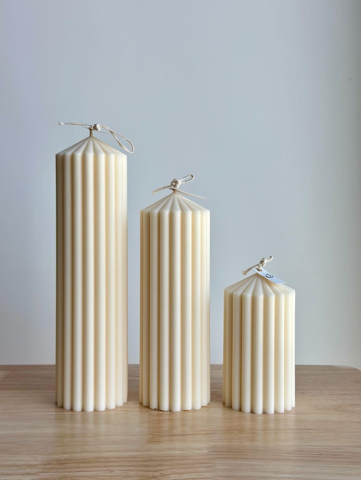Piller Candles Vanilla Scented Pillar Candles Set of 3 |Paraffin Wax Candles || Home Decor (White)|5x1.5 Inch,4x1.5 Inch,3 x1.5 inch-image-17
