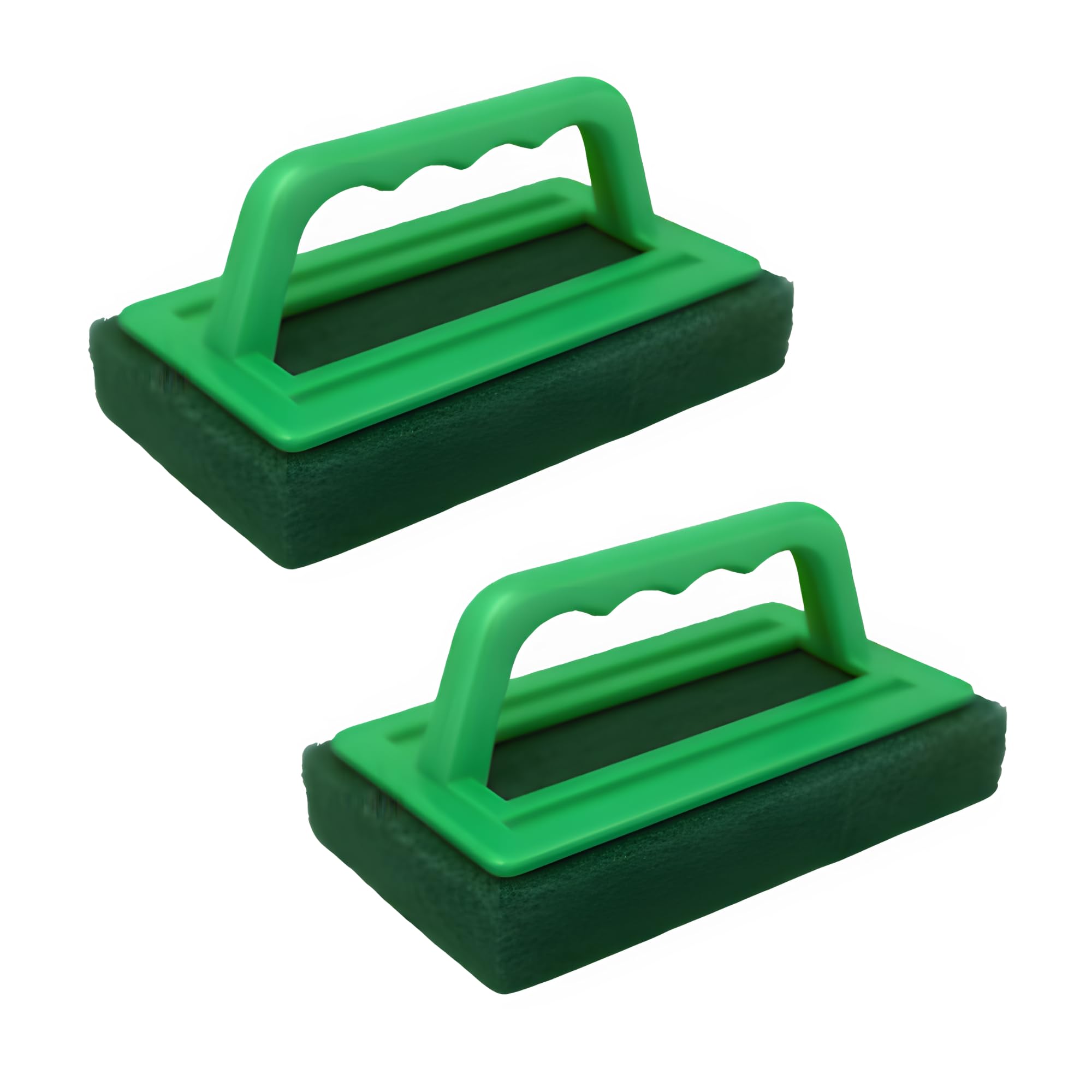 Tile Brush for Cleaning Bathroom, Kitchen, Floor and Sink with Scrubber & Plastic Handle, Pack of 2-image-41