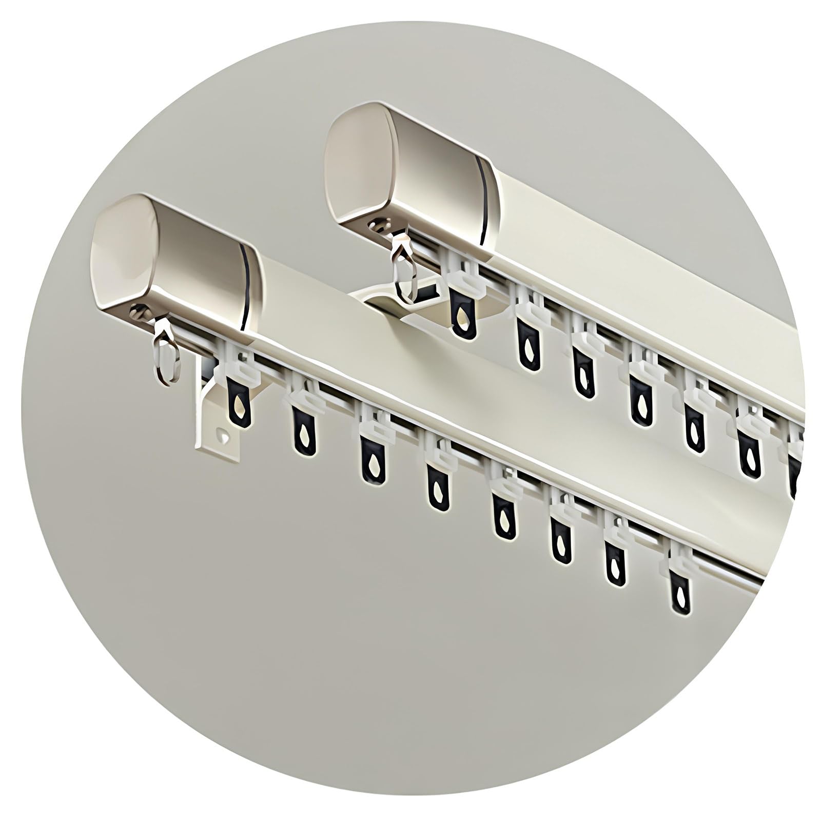 Rails à rideaux de séparation pour structurer votre salon ou chambre