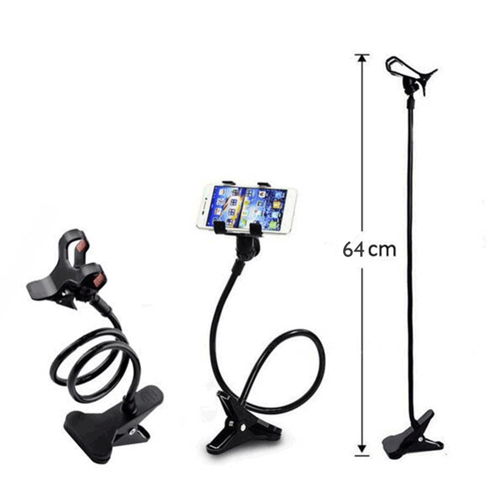 XIANGFASJZ Soporte Movil Soporte de teléfono móvil Universal Soporte de teléfono Celular Flexible (Color : Purple)