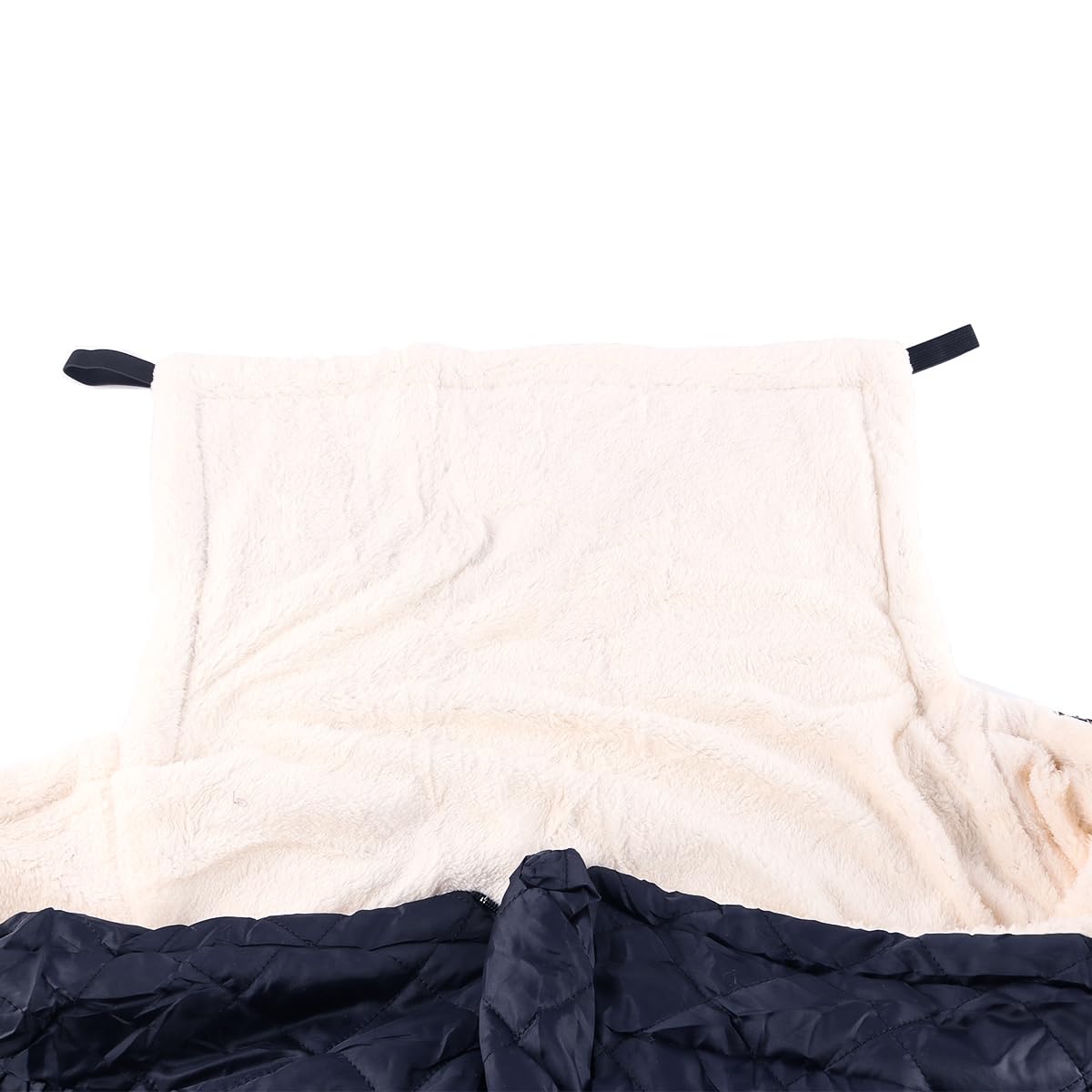 Coperta per Sedia a rotelle Borsa da infilare per utenti di Sedia a rotelle Coperta Avvolgente in Pile Caldo e Spesso con Tasca Interna Foderata Coprigambe Antipioggia Nero