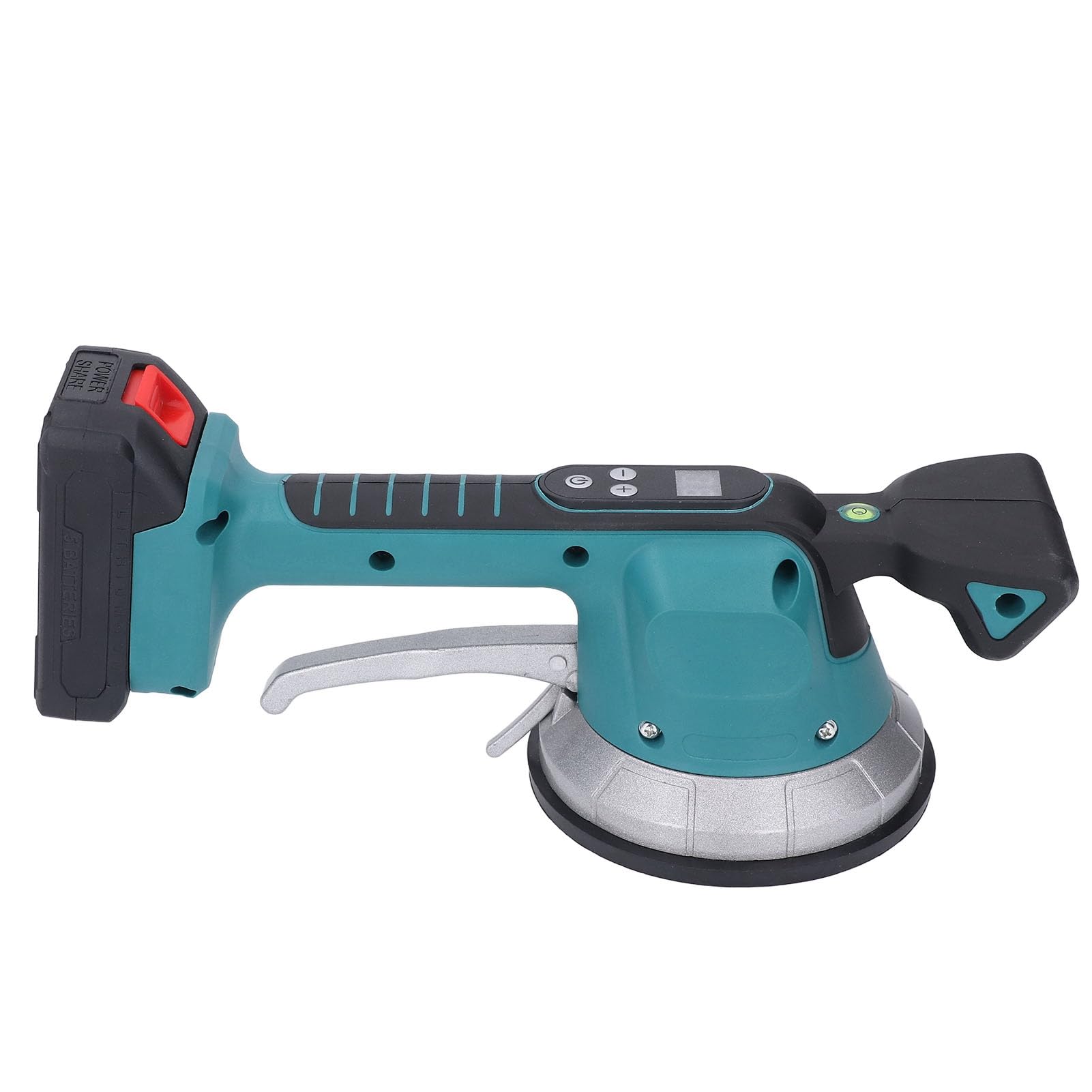 Dispositivos de Vibración de Azulejos, Máquina de Tiler, Vibrador de Baldosas con 10 Engranajes Velocidad Ajustable, Taza de Succión, Pantalla Digital LCD